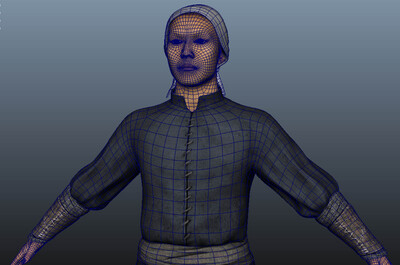 土八路 抗战民兵 陕北汉子 戴包头巾农夫 写实男人 写实工人 农民