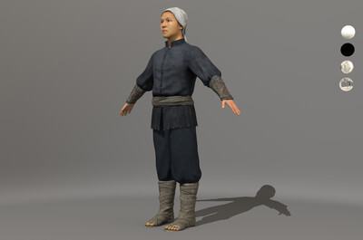 写实民国男人 土八路 抗战民兵 陕北汉子 戴包头巾农夫 写实男人 写实