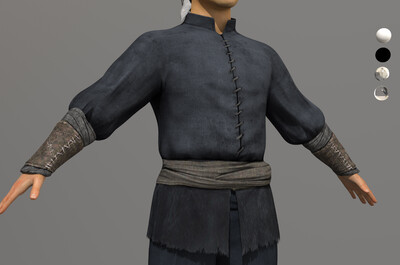 写实民国男人 土八路 抗战民兵 陕北汉子 戴包头巾农夫 写实男人 写实