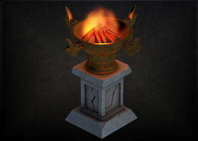 火盆,火台,石头火台,烧火盆子,火炉,火盘,古代照明,游戏道具