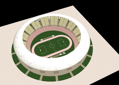 比赛场地,体育馆,运动场,观_wm721110作品_场景现代场景_cg模型网