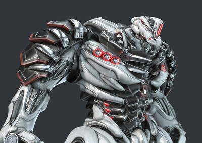 pbr高质量 科幻机甲 写实 机器人 武装机器人 战斗机甲 scifi ai 高