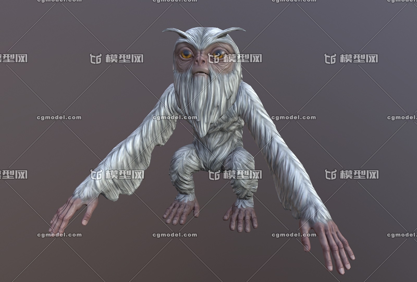 神奇动物隐形兽 demiguise 次时代 魔法生物 哈利波特