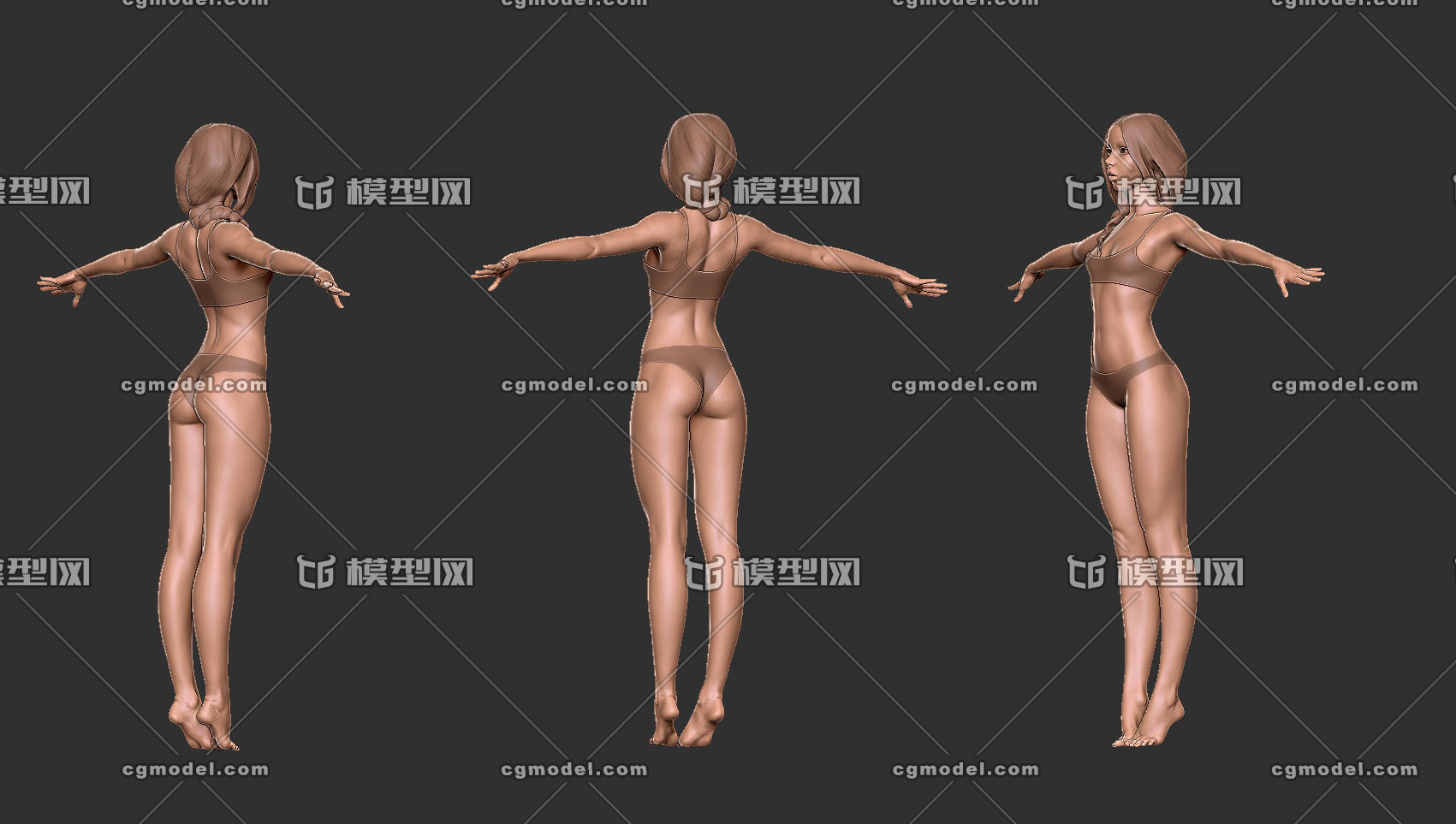 基础人体模型裸模女裸模青年女人女人体标准模型年轻 女人体艺用女性裸 模人体建模参考 Cg模型网 Cgmodel 三维设计师交流互动平台 专注多品类3d模型下载 原创作品分享 软件学习
