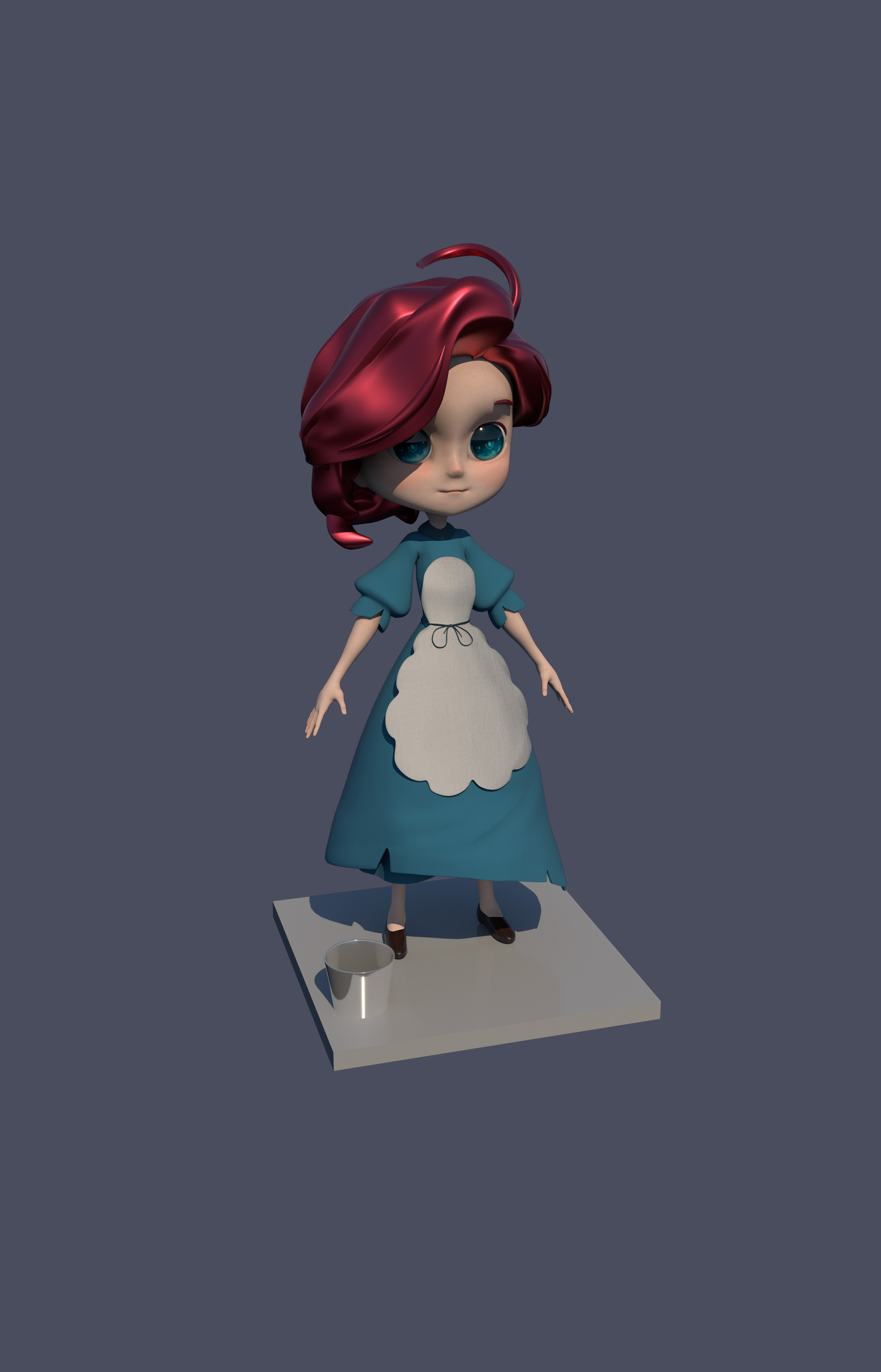 某小女孩_18792939807作品_角色/人物/生物_cg模型网