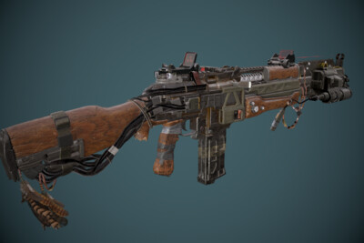 枪,pbr枪械,2k贴图,次时代精模,高端武器枪械,高科技武器,ak,科幻枪支