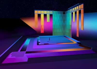 演唱会 舞美设计 舞台设计 舞_上中上作品_美陈会场/活动_cg模型网