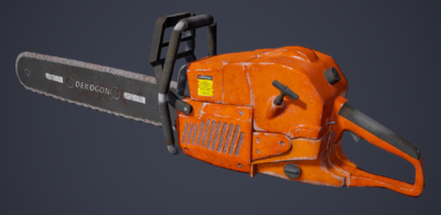 pbr 电锯 锯子 油锯 链锯 _joker2020作品_生活用具五金工具_cg模型网