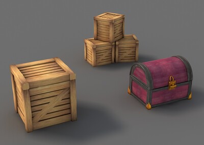 箱子,木箱,宝箱,木板箱 ,储物箱,游戏道具,货物箱,运货箱子,码头箱子