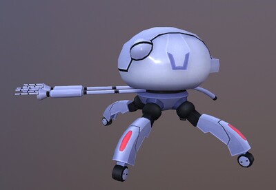 卡通仿生机器人四足机器人robot