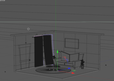 可爱的卡通客厅模型-现代场景模型库-Cinema 4D(.c4d)模型下载-cg模型网