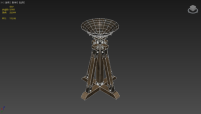 古代火盆架 火盆模型-其他模型库-3ds Max(.max)模型下载-cg模型网