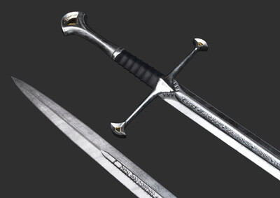 西洋剑 欧洲剑 中世纪古剑 刀剑 武器 西方剑 冷兵器 写实 佩剑
