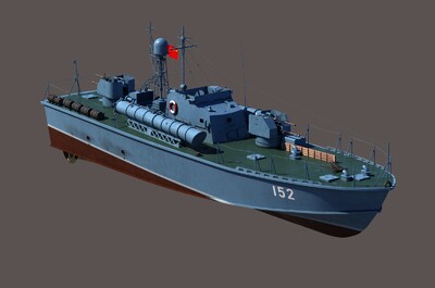 中国海军6602型鱼雷快艇(北约代号:p6)