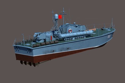 中国海军6602型鱼雷快艇(北约代号:p6)