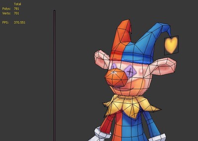 卡通迪士尼 q版玩游戏的小丑