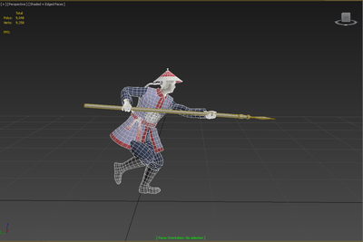 角色 清朝 小兵 战争 红缨枪