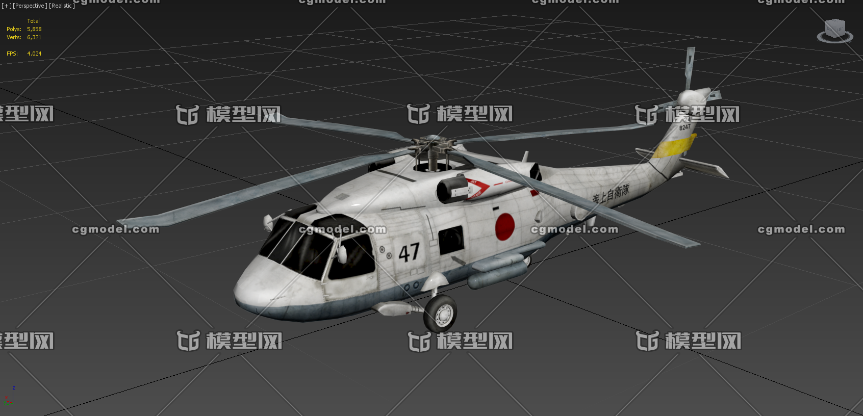 sh-60艦載直升機 海鷹 uh-60黑鷹