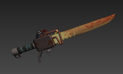 次时代科技刀2k贴图