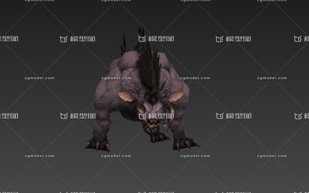 异形怪物 肌肉 角 写实恐怖