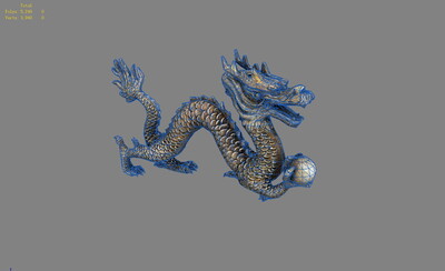 中國龍 石龍 龍雕塑 龍雕像 龍3d模型_cg鹽巴作品_雕塑/文物動物雕塑_