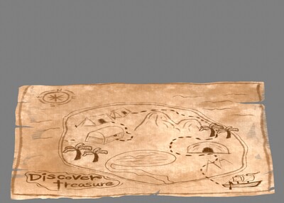 古老的地图 羊皮纸 地图