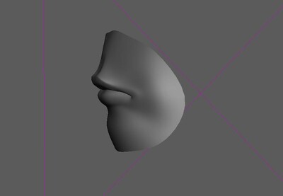 嘴巴 五官 写实_yxdheaven作品_人物人体器官_cg模型网