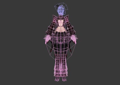 女人 优雅美丽模型-女人模型库-3ds Max(.max)模型下载-cg模型网
