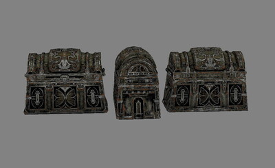 生锈的铁箱子 宝藏 宝箱 神秘沉船 铁锈迹斑斑 海盗财宝