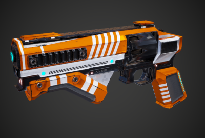 次世代 pbr scifi 科幻概念手枪 能量手枪 枪械 科幻手枪 科幻枪械