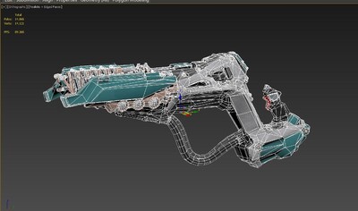 pbr 科幻电磁枪 次时代 闪电枪 scifi 科幻枪械