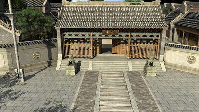 写实宋代府衙 古代衙门模型-古代场景模型库-3ds Max(.max)模型下载-cg模型网