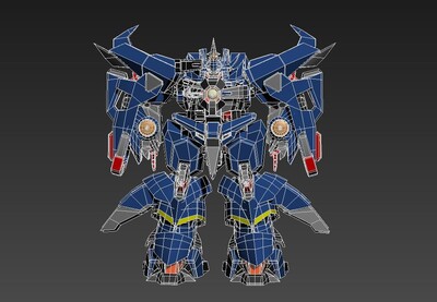 机器人 炫酷 刀剑 未来写实_黑鸟sr-71Ⅱ作品_人物机器人/机甲_cg模型