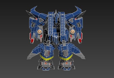 机器人 炫酷 刀剑 未来写实_黑鸟sr-71Ⅱ作品_人物机器人/机甲_cg模型