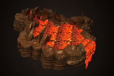 岩浆 活火山 火山喷发 火海 地狱 火山口 地面开裂 溶岩 自然奇观