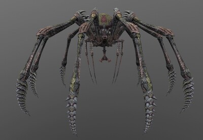 铠甲蜘蛛  次时代 2k 巨型蜘蛛  spider  巨型毒蜘蛛