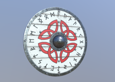 维京盾牌 pbr 十套贴图