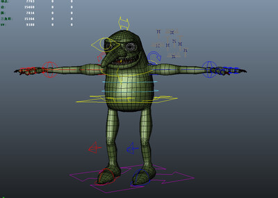 绿皮长鼻子怪怪物外星生物et