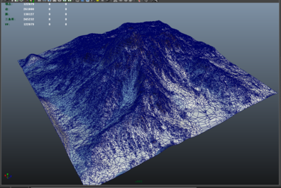 雪山 山脉 地形 山川_冷龙王作品_场景自然场景_cg模型网