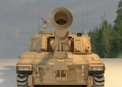 美国m109帕拉丁高精度火炮155mm