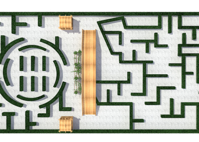 企业园区迷宫