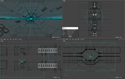 C4D科幻宇宙无限延伸隧道场景模型-科幻场景模型库-Cinema 4D(.c4d)模型下载-cg模型网