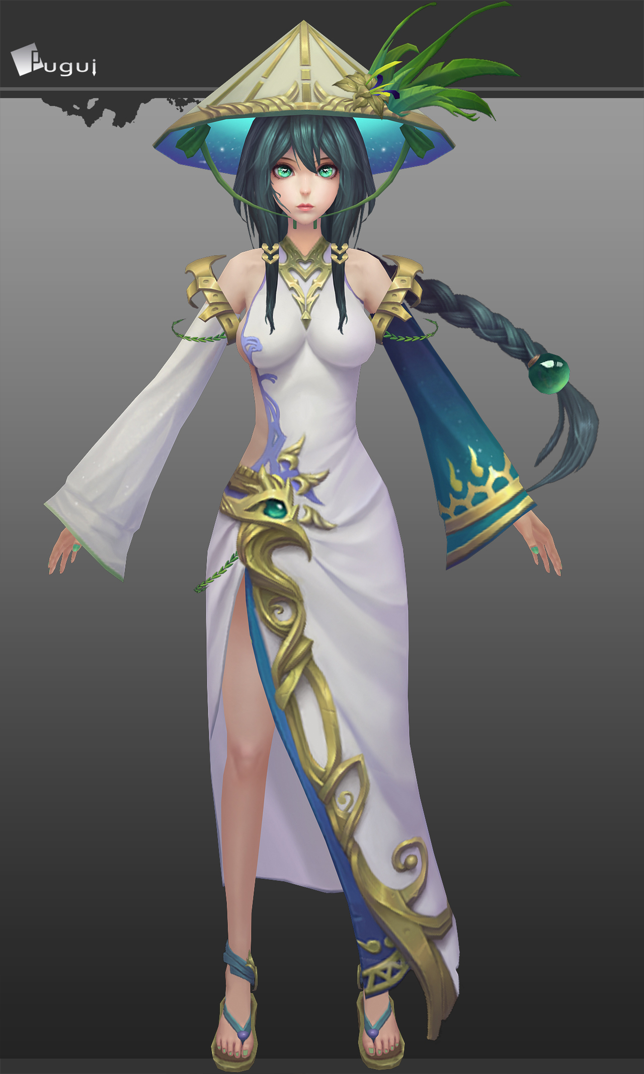 构图0   创意0   技术0   内容0         标签 3d手绘模型蒲贵角色