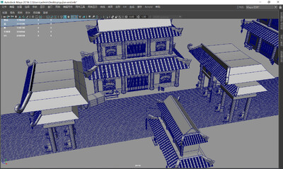 MAYA场景模型 古建模型模型-古代场景模型库-Maya(.ma/.mb)模型下载-cg模型网