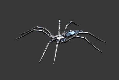 机械蜘蛛 _tianyaadam作品_人物机器人/机甲_cg模型网