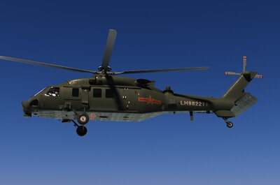 中国陆军航空兵直20通用型直升机