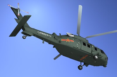 中国陆军航空兵直20通用型直升机