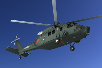 中国陆军航空兵直20通用型直升机