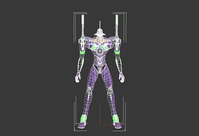 EVA初号机模型-机器人/机甲模型库-3ds Max(.max)模型下载-cg模型网