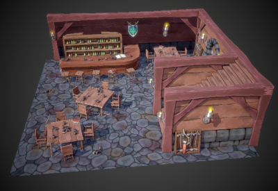 欧洲中世纪 西部酒吧 饭馆 酒馆 旅馆 餐馆 咖啡馆 复古